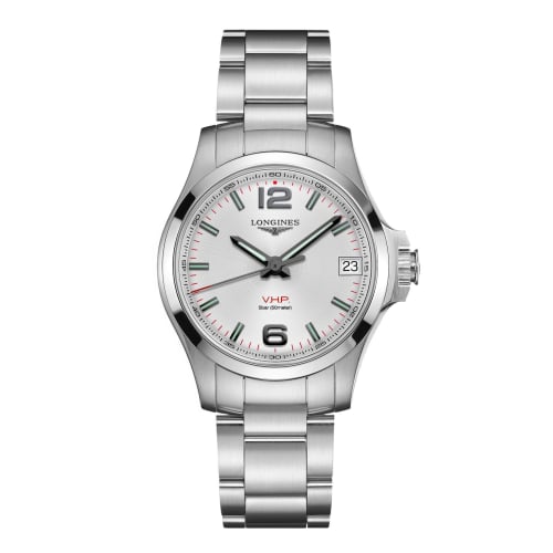 Longines Conquest V.H.P. 36 Stainless Steel / Silver / Bracelet