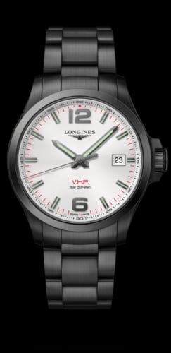 Longines Conquest V.H.P. 43 PVD / Silver / Bracelet