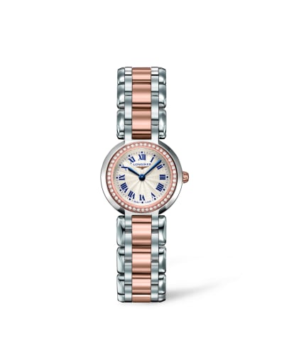 Longines PrimaLuna Quartz 23 Two Tone Pink Diamond