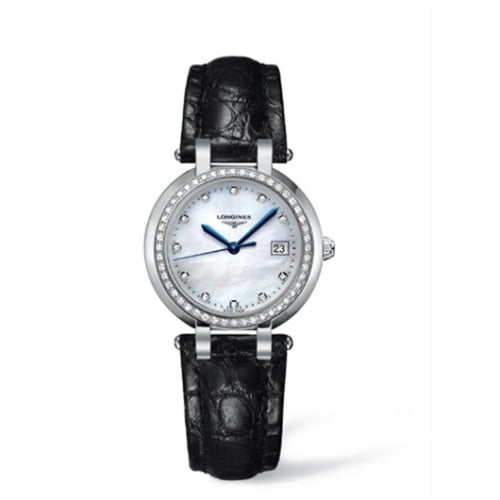 Longines PrimaLuna Quartz 30 Stainless Steel / Diamond / MOP