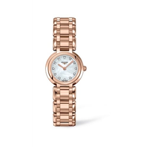 Longines PrimaLuna Quartz 23 Pink Gold MOP