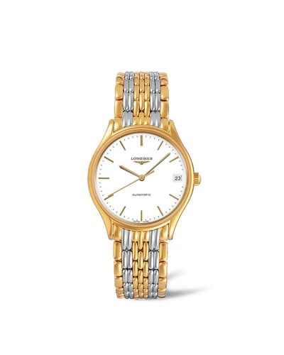 Longines Lyre 30 Automatic PVD Gold / White / Bracelet