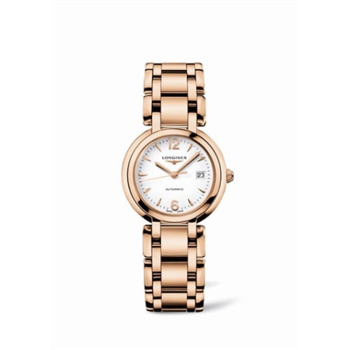 Longines PrimaLuna Automatic 30 Pink Gold Arabic