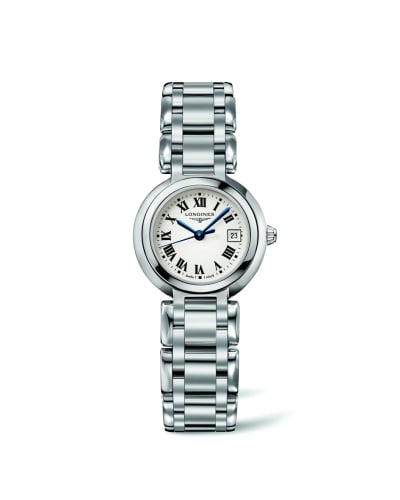 Longines PrimaLuna Quartz 26.5 Stainless Steel / Silver - Roman / Bracelet