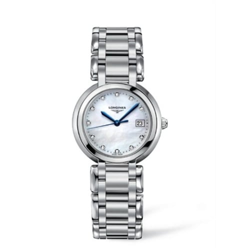 Longines PrimaLuna Quartz 30 Stainless Steel / MOP / Bracelet