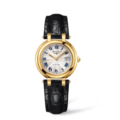 Longines PrimaLuna Automatic 30 Yellow Gold Leather