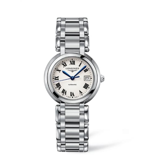 Longines PrimaLuna Automatic 30 Stainless Steel / Silver - Roman / Bracelet