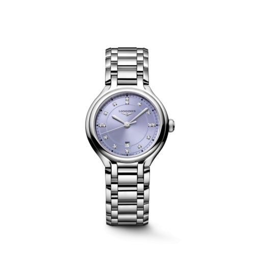 Longines PrimaLuna 30 Stainless Steel / Blue / Bracelet