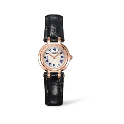 Longines PrimaLuna Quartz 23 Pink Gold Leather