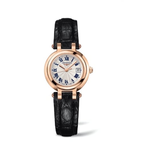 Longines PrimaLuna Quartz 26.5 Pink Gold / Silver - Roman