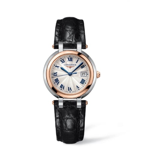 Longines PrimaLuna Quartz 30 Stainless Steel / Pink Gold / Silver - Roman