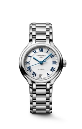 Longines PrimaLuna 34 Automatic Stainless Steel / Silver / Bracelet