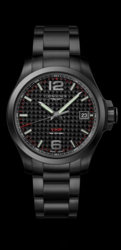 Longines Conquest V.H.P. 41 PVD / Carbon / Bracelet