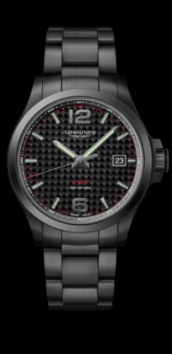 Longines Conquest V.H.P. 43 PVD / Carbon / Bracelet