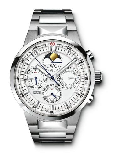 IWC Schaffhausen GST Perpetual Calendar Stainless Steel / White / German