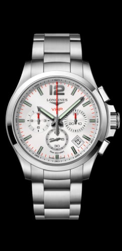 Longines Conquest V.H.P. Chronograph 42 Stainless Steel / Silver / Bracelet