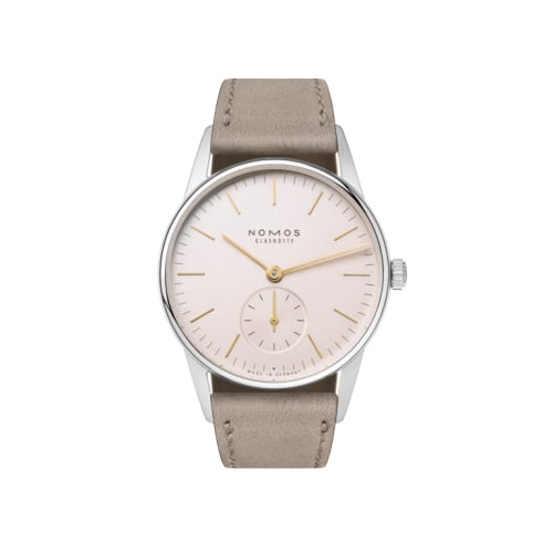 Nomos Glashütte Orion 33 Rose / Open Case Back