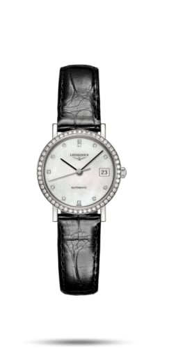 Longines Elegant Collection 25.5 Automatic Stainless Steel / Diamond / MOP / Strap