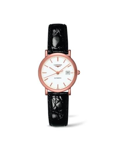 Longines Elegant Collection Automatic 27.2 Pink Gold / White