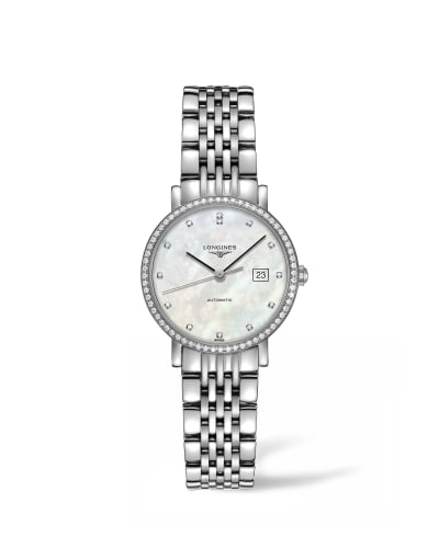 Longines Elegant Collection Automatic 29 Stainless Steel / Diamond / MOP / Bracelet