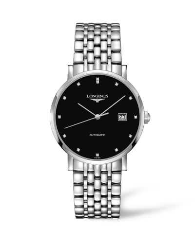 Longines Elegant Collection Automatic 39 Stainless Steel / Black / Bracelet