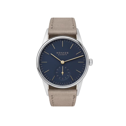 Nomos Glashütte Orion 33 Midnight Blue / Open Case Back
