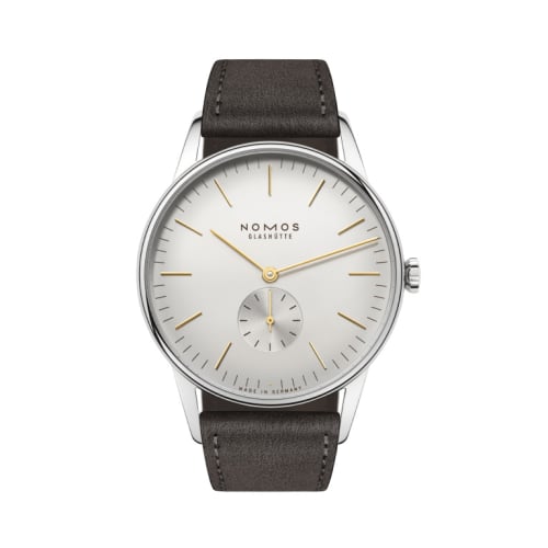 Nomos Glashütte Orion 38 Silver / Closed Case Back