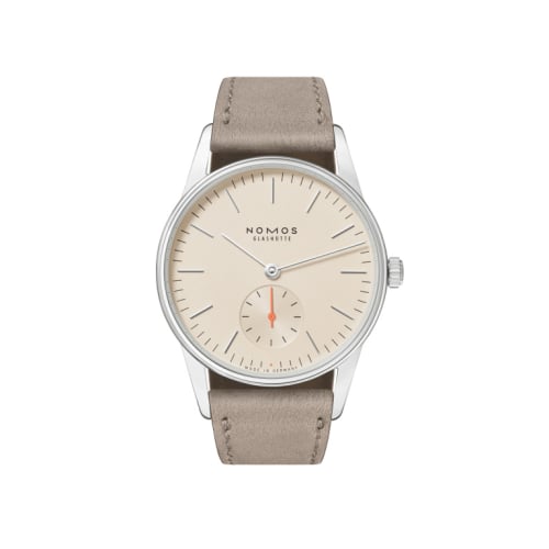 Nomos Glashütte Orion 33 Champagne / Open Case Back