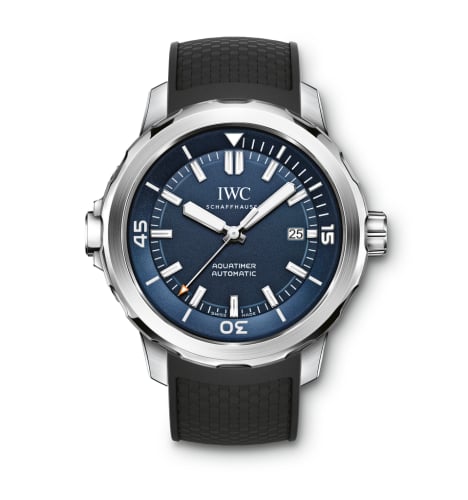 IWC Schaffhausen Aquatimer Automatic Stainless Steel / Blue / Rubber / Expedition Jacques-Yves Cousteau