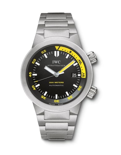 IWC Schaffhausen Aquatimer 2000 Titanium / Black / Bracelet