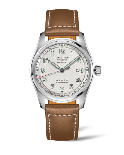 Longines Spirit Automatic 42 Silver / Strap XL