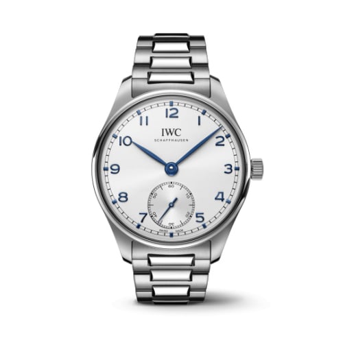 IWC Schaffhausen Portugieser Automatic 40 Stainless Steel / Silver - Blue / Bracelet