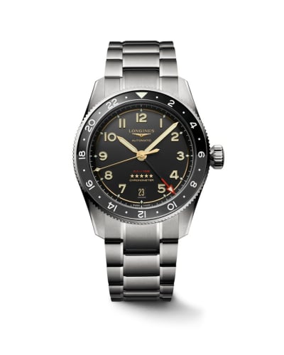 Longines Spirit Zulu Time 39 Titanium / Black