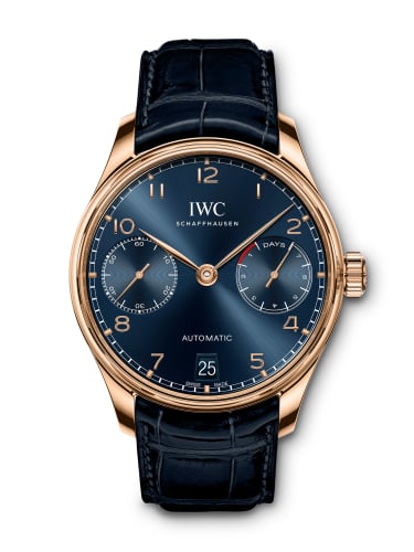 IWC Schaffhausen Portugieser Automatic 5007 Red Gold / Blue / Boutique Edition