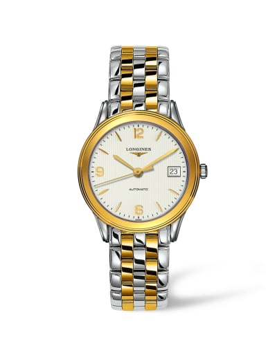 Longines Flagship 35.6 Automatic Two Tone Cream