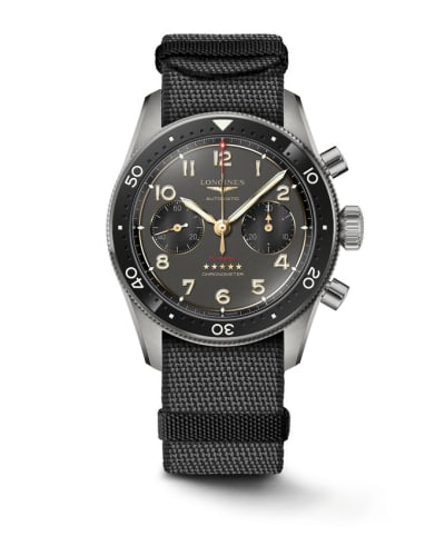 Longines Spirit Flyback 42 Titanium / Anthracite / NATO