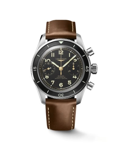 Longines Spirit Chronograph Flyback 39.5 Stainless Steel / Black