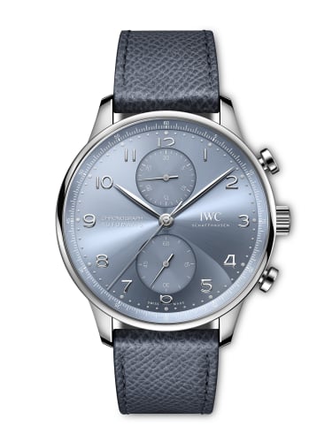IWC Schaffhausen Portugieser Chronograph White Gold / Ice Blue