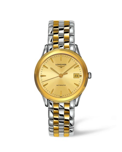 Longines Flagship 35.6 Automatic Two Tone Champagne