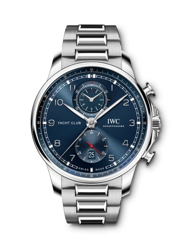 IWC Schaffhausen Portugieser Yacht Club Chronograph Stainless Steel / Blue / Bracelet