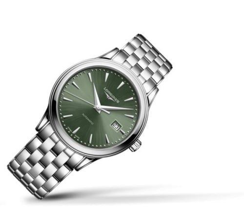 Longines Flagship 40 Stainless Steel / Green / Bracelet