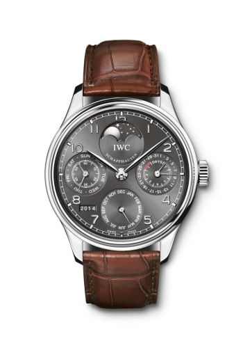IWC Schaffhausen Portugieser Perpetual Calendar 5023 White Gold / Ardoise