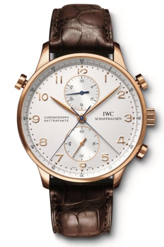 IWC Schaffhausen Portugieser Chrono-Rattrapante Rose Gold / Silver
