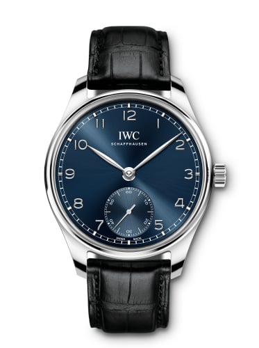 IWC Schaffhausen Portugieser Automatic 40 Stainless Steel / Blue / Alligator