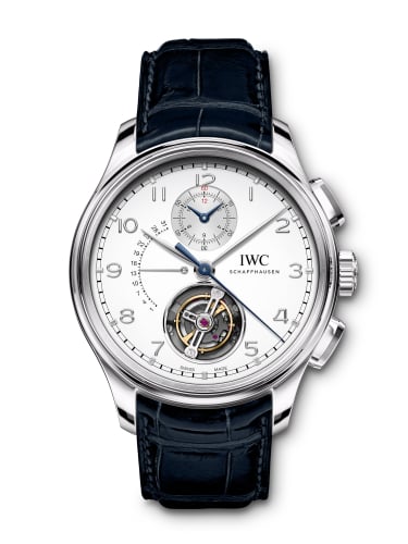 IWC Schaffhausen Portugieser Tourbillon Rétrograde Chronograph Platinum / Silver