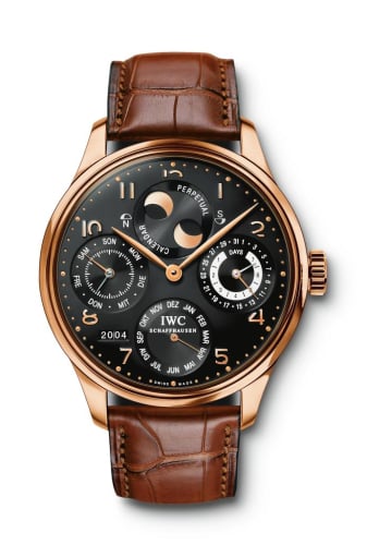 IWC Schaffhausen Portuguese Perpetual Calendar 5021 Rose Gold / Black