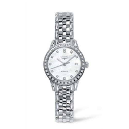 Longines Flagship 26 Automatic Diamond Bezel MOP