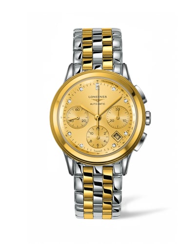 Longines Flagship Chronograph Two Tone Diamond