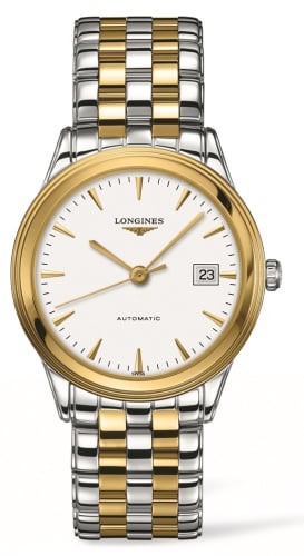 Longines Flagship 38.5 Two Tone / White