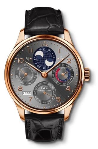 IWC Schaffhausen Portuguese Perpetual Calendar 5021 Red Gold / Ardoise